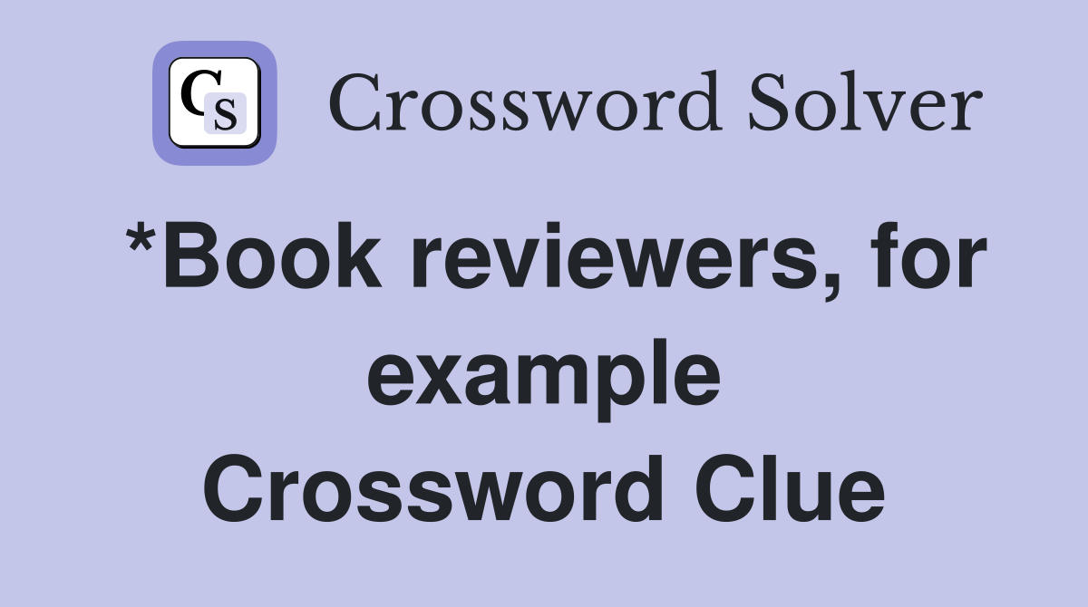 movie reviewers unit crossword clue